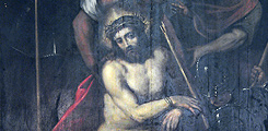 "Le christ aux liens", panneau peint Cathédrale Saint-Lazare, Autun (Saône-et-Loire)