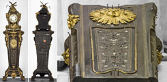 Piédestal et Horloge de Latz (KG27616-1, et KG37616-2), Kunstgewerbemuseum - Dresde (D)