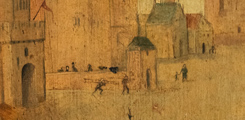 Panneau peint représentant un Ecce Homo - Collection particulière