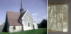 Lambrissage de charpente, Eglise Saint-Léger, Saint-Maurice-le-Vieil (Yonne) - Bourgogne